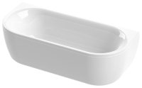 Акриловая ванна Cezares Metauro METAURO-wall-180-80-40-W37 180x80, белая