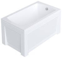 Акриловая ванна Timo Ritta RITTA1360-KT13S-SPV1505 130x60, белая