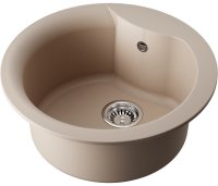 Кухонная мойка OMOIKIRI Yasugata 48R-SA 4993132 48.5x48.5 из искусственного гранита, бежевый
