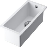 Кухонная мойка OMOIKIRI Bosen 20-U-WH 4993156 20x44 из искусственного гранита, белый
