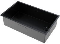 Кухонная мойка OMOIKIRI Taki 74-U/IF-GB SIDE 4993172 74x44 стальная, графит