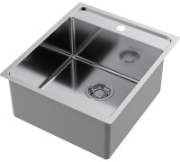 Кухонная мойка OMOIKIRI Daisen 44-IN 4993179 44x51 стальная, сталь
