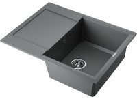 Кухонная мойка OMOIKIRI Sakaime 68-PL 4993193 68x50 из искусственного гранита, платина