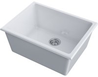Кухонная мойка OMOIKIRI Okinoshima 61-U/I-WH Glossy 4993256 61x46 керамическая, белый глянцевый