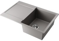 Кухонная мойка OMOIKIRI Daisen 78-GR 4993325 78x51 из искусственного гранита, leningrad grey