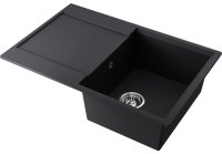 Кухонная мойка OMOIKIRI Daisen 78-BL 4993327 78x51 из искусственного гранита, черный