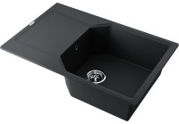 Кухонная мойка OMOIKIRI Yonaka 78-LB-BL 4993341 78x51 из искусственного гранита, черный