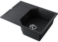 Кухонная мойка OMOIKIRI Yonaka 65-BL 4993348 65x51 из искусственного гранита, черный