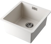 Кухонная мойка OMOIKIRI Kata 40-U-PA 4993393 40x42 из искусственного гранита, пастила