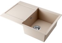 Кухонная мойка OMOIKIRI Daisen 78-SA 4993418 78x51 из искусственного гранита, бежевый