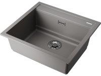 Кухонная мойка OMOIKIRI Kitagawa 57-GR 4993450 57x51 из искусственного камня, leningrad grey
