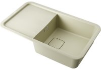 Кухонная мойка OMOIKIRI Tasogare 86-BE 4993455 86x51 из искусственного гранита, ваниль