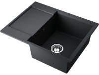 Кухонная мойка OMOIKIRI Daisen 65T-BL 4993519 65x51 из искусственного гранита, черный
