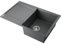 Кухонная мойка OMOIKIRI Daisen 78T-PL 4993525 78x51 из искусственного гранита, платина