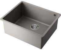 Кухонная мойка OMOIKIRI Bosen 54-U-GR 4993539 54x44 из искусственного гранита, leningrad grey