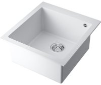 Кухонная мойка OMOIKIRI Bosen 47-WH 4993589 47x50 из искусственного гранита, белый
