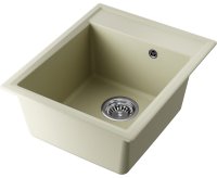 Кухонная мойка OMOIKIRI Daisen 42-BE 4993600 42x51 из искусственного гранита, ваниль
