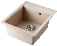Кухонная мойка OMOIKIRI Daisen 42-SA 4993607 42x51 из искусственного гранита, бежевый