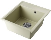 Кухонная мойка OMOIKIRI Daisen 46-BE 4993608 46x51 из искусственного гранита, ваниль