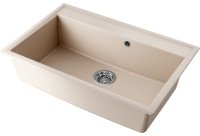 Кухонная мойка OMOIKIRI Daisen 77-SA 4993631 77x51 из искусственного гранита, бежевый