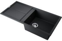 Кухонная мойка OMOIKIRI Sumi 100-BL 4993654 100x50 из искусственного гранита, черный