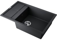 Кухонная мойка OMOIKIRI Sumi 78-LB-BL 4993719 78x50 из искусственного гранита, черный