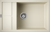 Кухонная мойка OMOIKIRI Sumi 78-LB-BE 4993720 78x50 из искусственного гранита, ваниль