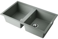 Кухонная мойка OMOIKIRI Kitagawa 86-2-WG 4993731 86x51 из искусственного камня, wind green