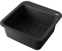 Кухонная мойка OMOIKIRI Tasogare 51-BL 4993742 51x51 из искусственного гранита, черный