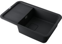 Кухонная мойка OMOIKIRI Tasogare 78-BL 4993750 78x51 из искусственного гранита, черный
