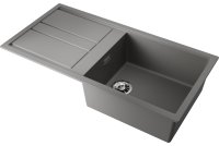 Кухонная мойка OMOIKIRI Kitagawa 100-GR 4993788 100x51 из искусственного камня, leningrad grey