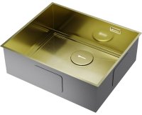 Кухонная мойка OMOIKIRI Kasen 53-26 INT LG 4993790 53x46 стальная, светлое золото