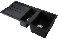 Кухонная мойка OMOIKIRI Kitagawa 100-2-GB 4993805 100x51 из искусственного камня, графит