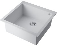 Кухонная мойка OMOIKIRI Bosen 57A-WH 4993820 57x50 из искусственного камня, белый