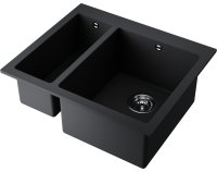 Кухонная мойка OMOIKIRI Bosen 59-2A-GB 4993821 59x50 из искусственного камня, графит