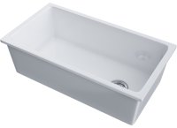 Кухонная мойка OMOIKIRI TOKARA 88-U/I-WH GLOSSY SIDE 4993867 88x47.7 керамическая, белый глянцевый