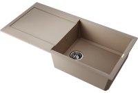 Кухонная мойка OMOIKIRI Sakaime 100-SA 4993886 100x50 из искусственного гранита, бежевый