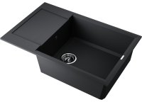 Кухонная мойка OMOIKIRI Sakaime 78-LB-BL 4993900 78x50 из искусственного гранита, черный