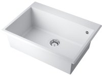 Кухонная мойка OMOIKIRI Tedori 68-WH 4993967 68x50 из искусственного гранита, белый