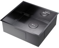 Кухонная мойка OMOIKIRI Kasen 48-26 GM 4997058 48x45 стальная, вороненая сталь