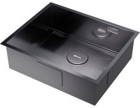 Кухонная мойка OMOIKIRI Kasen 54-16 INT GM 4997061 54x44 стальная, вороненая сталь