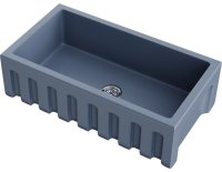 Кухонная мойка OMOIKIRI Mikura 83-SB 4997083 84x46 керамическая, smoky blue