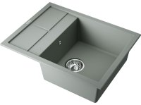 Кухонная мойка OMOIKIRI Sumi 65A-WG 4997095 65x50 из искусственного камня, wind green