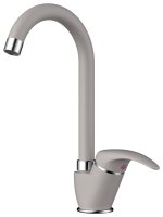 Смеситель для кухни OMOIKIRI Umi GR 4994266 с поворотным изливом, leningrad grey