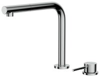 Смеситель для кухни OMOIKIRI Nara-S C 4994322 с выдвижным шлангом, хром