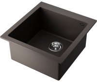 Кухонная мойка OMOIKIRI Bosen 47-ES 4997207 47x50 из искусственного гранита, espresso