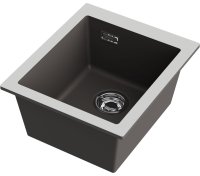 Кухонная мойка OMOIKIRI Omishima 41-U-SG Matt 4997568 41x48 керамическая, stone grey