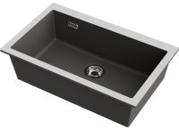 Кухонная мойка OMOIKIRI Omishima 76-U-SG Matt 4997572 76x48 керамическая, stone grey матовый