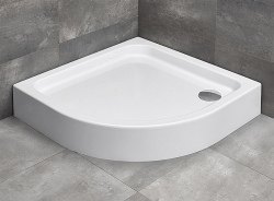 Полукруглый душевой поддон Radaway Siros A Compact