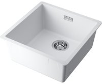 Кухонная мойка OMOIKIRI Yamakawa 45T Integra WH 4997255 44.8x44.8 из искусственного гранита, белый